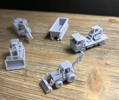 N SCALE 1:160 CONSTRUCTION SET PACK (6pc) - Image 1 of 4