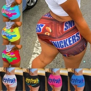 Snack Shorts S-XL SUPER STRETCHY high quality booty shorts candy hot pants new. - Picture 1 of 5