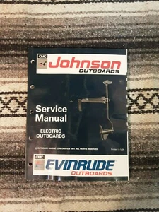 Johnson/Evinrude Outboards Service Manual Electric Outboards 1991 - Picture 1 of 1