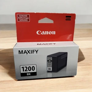 Canon PGI-1200 Black Ink-Tank Tonner Cartridge - New - Picture 1 of 5