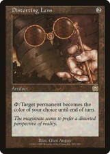 Distorting Lens Mercadian Masques HEAVILY PLD Artifact Rare MAGIC CARD ABUGames
