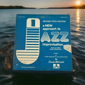 A65 Jamey Abersold: A New Approach to Jazz Improvisation 5th Ed - 1975 JA2025 LP - Picture 1 of 2