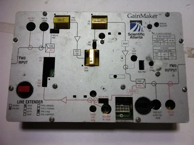 SA GAINMAKER LINE EXTENDER AMP, 870MHz, 40/52 Split, Type 3 AGC 1230841013100000 - Image 1 of 4