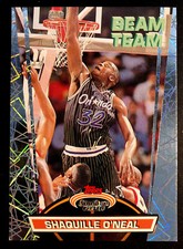1992 Topps Stadium Club Members Only Beam Team Shaquille O’Neal RC #21 Magic HOF