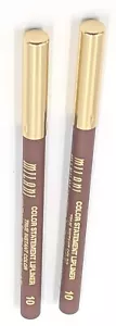 Milani Color Statement Instant Color Lipliner NEW unsealed #10 cocoa (Lot of 2) - Picture 1 of 9