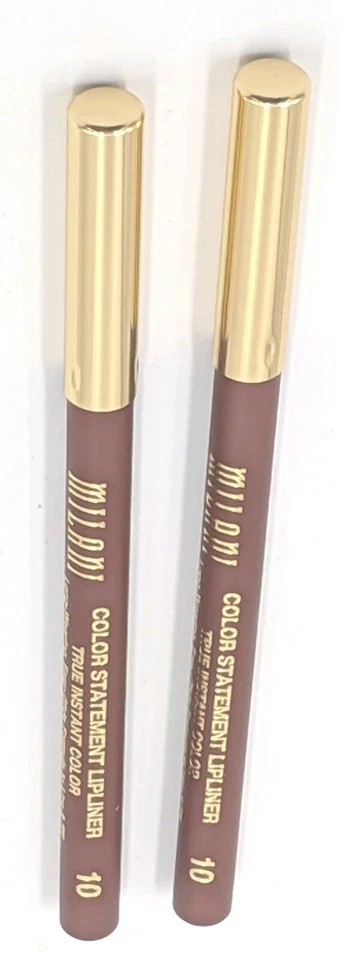 Delineador de labios Milani Color Statement color instantáneo NUEVO sin sellar #10 cacao (lote de 2) Foto 1 de 4