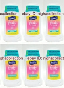 6x SUAVE Dermatologist Tested FRESH VIBES Awesome Blossom 48HR DEODORANT 1.2ozEa - Picture 1 of 7