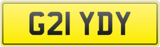 GORDY GRADY THEME PRIVATE CAR NUMBER PLATE GOODY GORDON NEAT OLD G REG G21 YDY