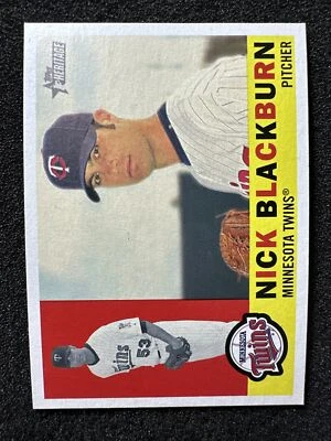NICK BLACKBURN #27 2009 Topps Heritage Minnesota Twins QTY - Image 1 of 2
