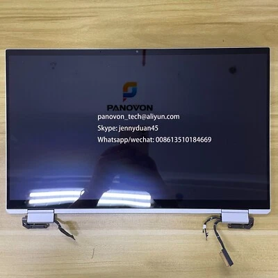 HP EB X360 1030G8 LCD UHD OLED 400n Touch Screen Hinge Up M45812-001 M16087-001 - Image 1 of 2