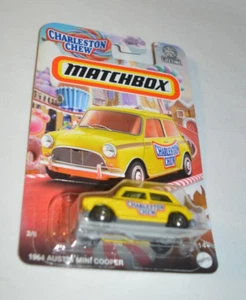 MATCHBOX 2024 CHARLESTON CHEW 2/6 - 1964 AUSTIN MINI COOPER YELLOW - Picture 1 of 5