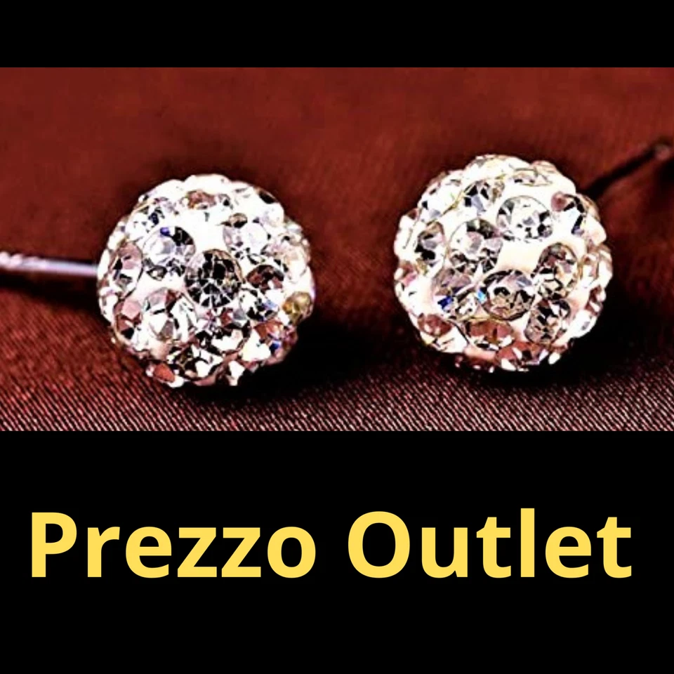 Orecchini punto luce in argento 925 pl con pietra in zircone per donna o ragazza - Immagine 1 di 4
