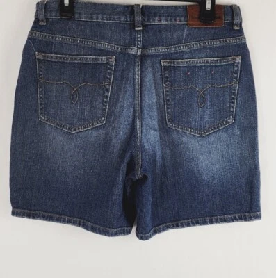Lauren Jean Co Womens Denim Shorts 6.5" Inseam Blue Jean Shorts Size 8 High Rise - Image 1 of 4