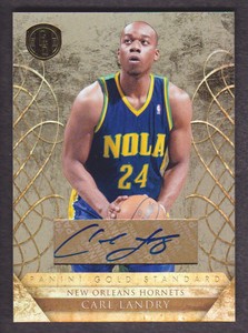 2010-11 Panini Gold Standard Basketball Signatures #68 Carl Landry 239/299 Auto 