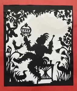 Papier Découpé, Musicien et Animaux - Imagen 1 de 5