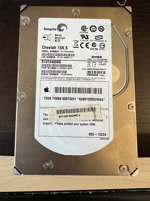 Seagate 73GB 15.5K RPM 3Gb/s 3.5" SAS SERVER HDD Hard Drive - Image 1 of 2