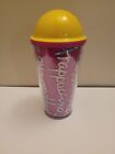 Starbucks Frappuccino Blended Beverage Travel Mug Cup Yellow Top