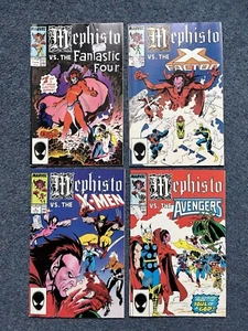 Mephisto Vs Complete 4 issue Marvel 1987 series : FF; Avengers; X Men / X Factor - Picture 1 of 2