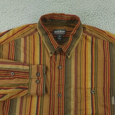 Рубашка Woolrich мужская XLExtra большая красная оранжевая коричневая повседневная офисная - Изображение 1 из 4