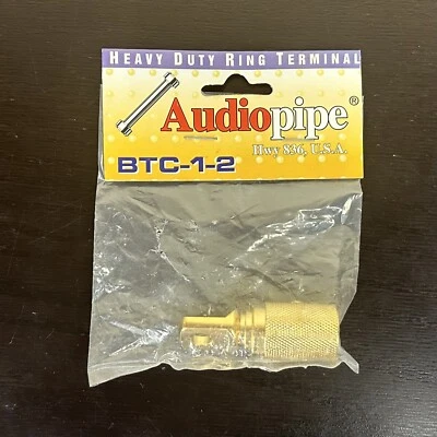 Audiopipe BTC-1-2 Heavy Duty Anillo Terminal Paquete Único Foto 1 de 2