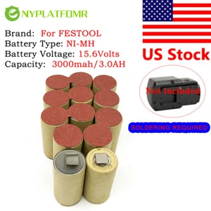 Battery Pack For FESTOOL BPS 15.6V 3000mAh Ni-MH Heavy duty T-Nr. 481710 D-73240 - Picture 1 of 5