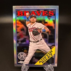 2023 Topps Chrome Austin Riley 1988 Topps Baseball #88BC-3 Atlanta Braves - Picture 1 of 2