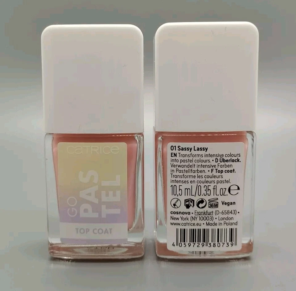 Catrice Go pastel 01 Sassy Lassy Überlack 10 5ml 1x Stück NEU