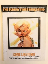 Marilyn Monroe Bert Stern Cover The Sunday Times Magazine June 12, 2005 Full mag