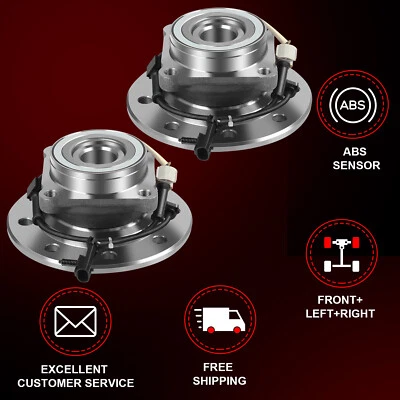 2x Conjunto de buje y cojinete de rueda delantera para GMC Chevy K2500 Suburban 1996-1999 Foto 1 de 4