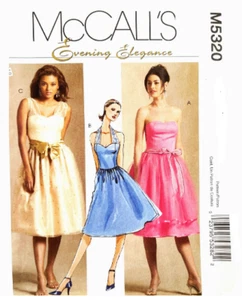 2007 Evening Elegance Lined Dress Gown Pattern Sz Choice 4-20 McCall's 5320 OOP - Picture 1 of 2