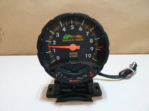 Vintage Sun Pro Drag-N-Tach X 1000 RPM Tachometer 10,000 RPM Drag Tach 4 6 8 Cly - Picture 1 of 15