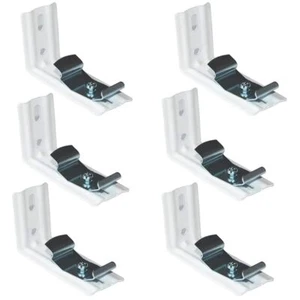 6Pcs L Bracket Vertical Blind Bracket Clips for Vertical Blinds with Headrail... - Picture 1 of 6