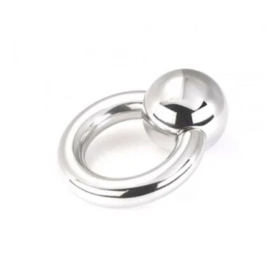 Big Ball Chunk Ring  Large Gauge Body Piercing Jewellery  Big Ball Chunk Ring Foto 1 de 2