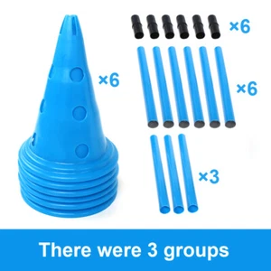 3set Dog Training Agility Equipment Durable Pet Running Jumping Stakes Outdoor - Picture 1 of 12