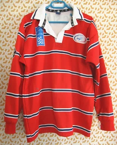 Maillot Rugby Rc Sucy Val de marne Charlie Rouge vintage Homme - XL - Picture 1 of 10
