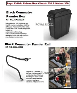 Royal Enfield Reborn New Classic 350 & Meteor 350 Commuter Bag & Box - Picture 1 of 9