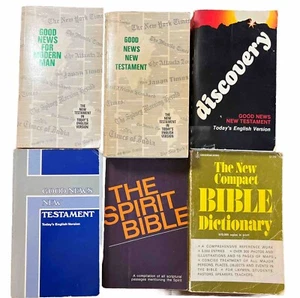 Lot Of 6 Vintage Religious/Spiritual/Bible/New Testament Paperback Books - Picture 1 of 5