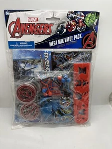 AVENGERS 48 Piece MEGA MIX VALUE PACK Birthday Party Favors Brand New Sealed - Picture 1 of 9