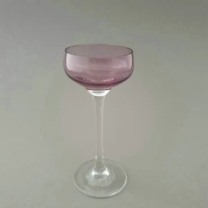 Art Deco - Likörglas, violett, um 1925. - Picture 1 of 4