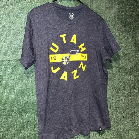 Utah Jazz ‘47 Brand Shirt M NBA Salt Lake City John Stockton Karl Malone Cover