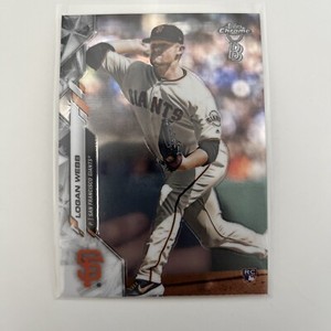 #49 2020 Ben Baller Topps Chrome LOGAN WEBB 117 RC Rookie