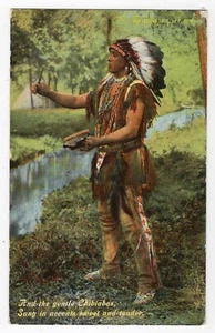 CHIBIABOS Mythology HIAWATHA at GLEN ISLAND 1910 Middletown Community Lodge PC - Picture 1 of 2