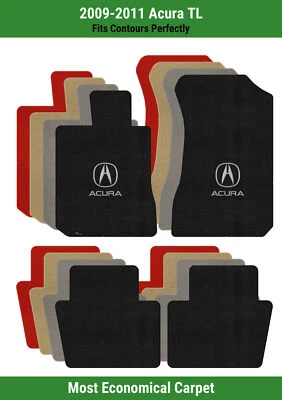 Alfombrillas delanteras y traseras Lloyd Velourtex para '09-11 Acura TL con Acura A con Acura Foto 1 de 4