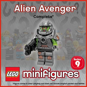 GENUINE LEGO Collectable Minifigures Series 9 Alien Avenger col09-11 71000 - Picture 1 of 5