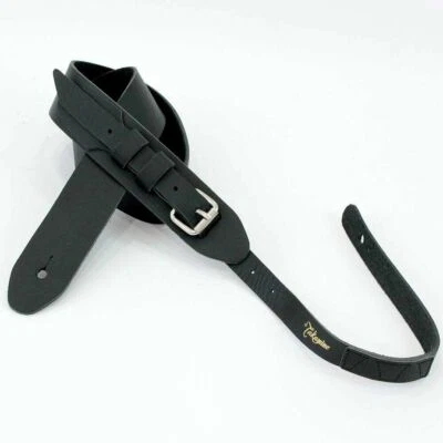 TAKAMINE Japão Guitarra Japonesa Baixo Pulseira de Couro TGS-5 BL Preta - Imagem 1 de 2