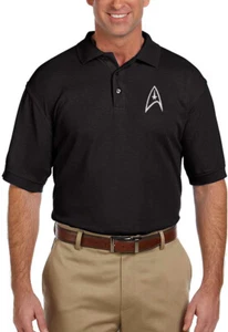 ST Starfleet Insignia Embroidered 5.6 oz. Easy Blend Polo - Picture 1 of 5