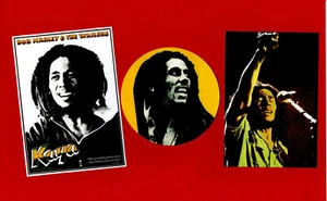BOB MARLEY. 3 STICKER SET. Wailers, Reggae. - Bild 1 von 1
