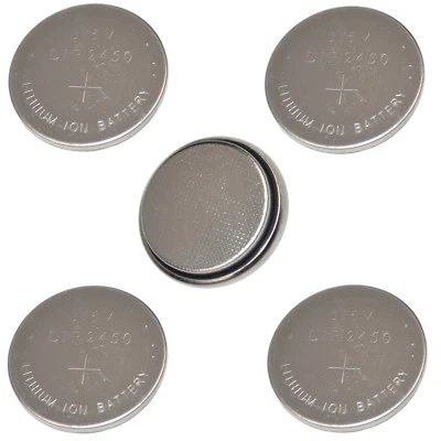 Paquete de 5 baterías de iones de litio para monedas BR2450-1W / AEI L52 / RLION-33 / DL2450 / LM245 Foto 1 de 3