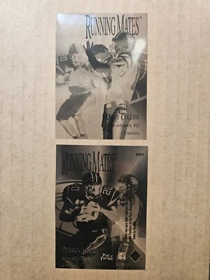 1996 Edge 2 Photo Negatives Kerry Collins Derrick Moore Running Mates Panthers  - Image 1 of 4