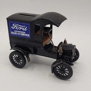 ERTL Diecast 1/25 Replica 1905 Ford Sales and Service Delivery Car Coin Bank 5" - Picture 1 of 10